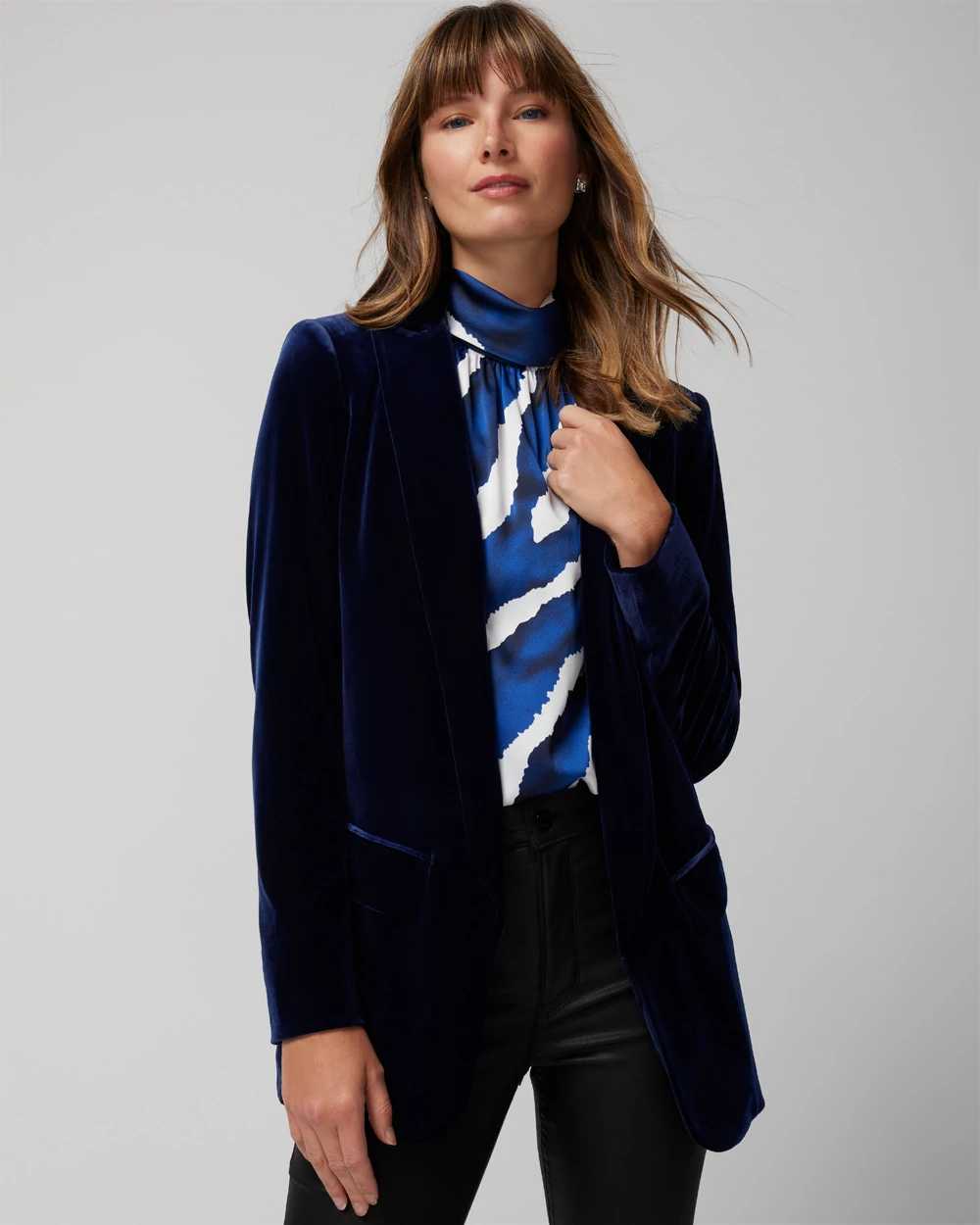 Velvet blazer cheap petite